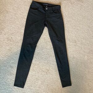 Chic Dark Gray Slim Fit Pants